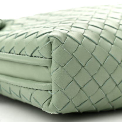 Bottega Veneta Nappa Intrecciato Nodini Crossbody Messenger New Sauge 8 of 9