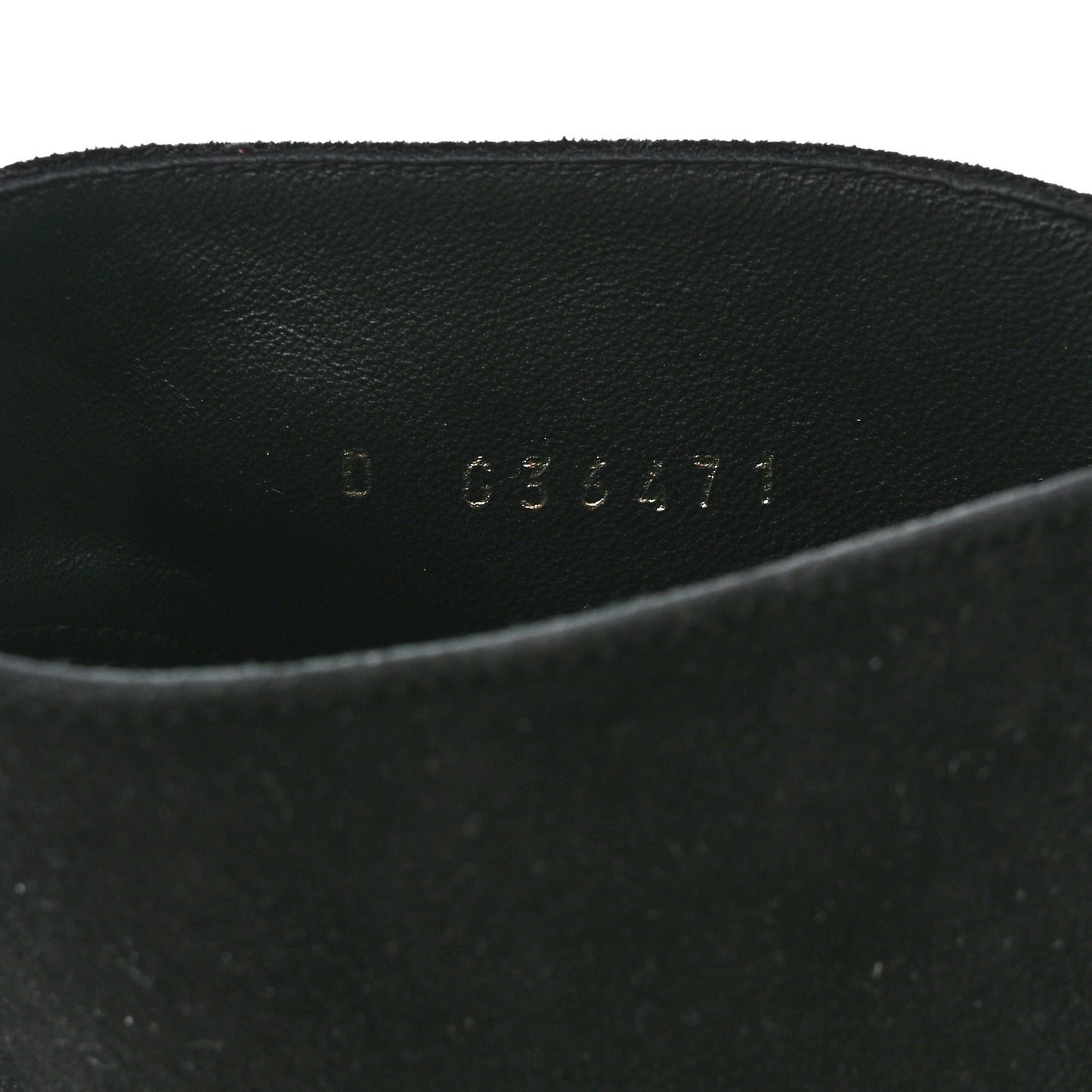 Suede Calfskin Pearl Cap Toe Short Boots 37 Black