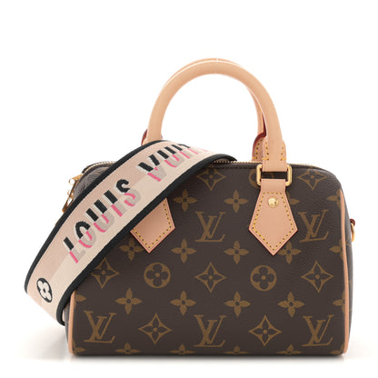 Louis Vuitton Monogram Speedy Bandouliere 20 Black 1 of 9
