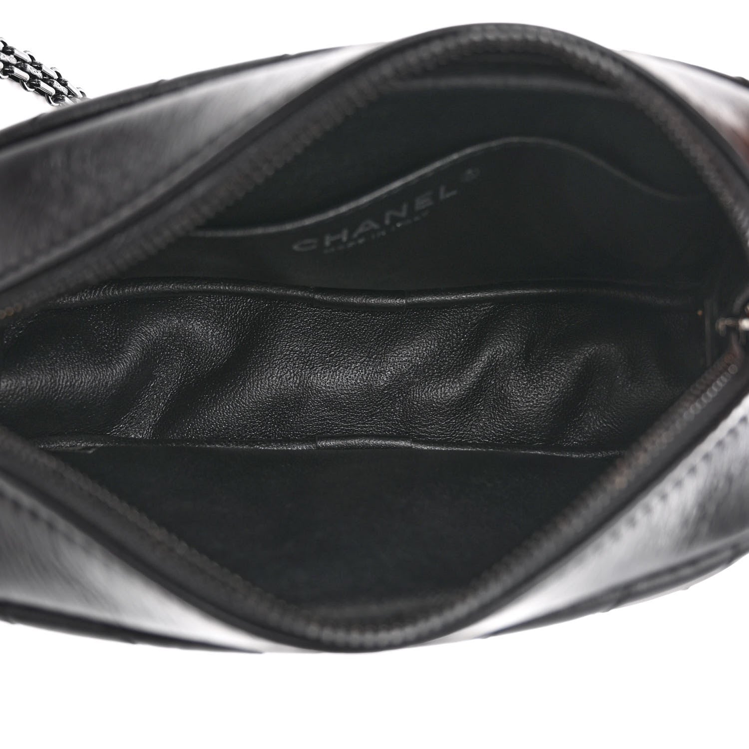 Chanel Aged Calfskin Chevron Mini Reissue Camera Case So Black 5 of 10