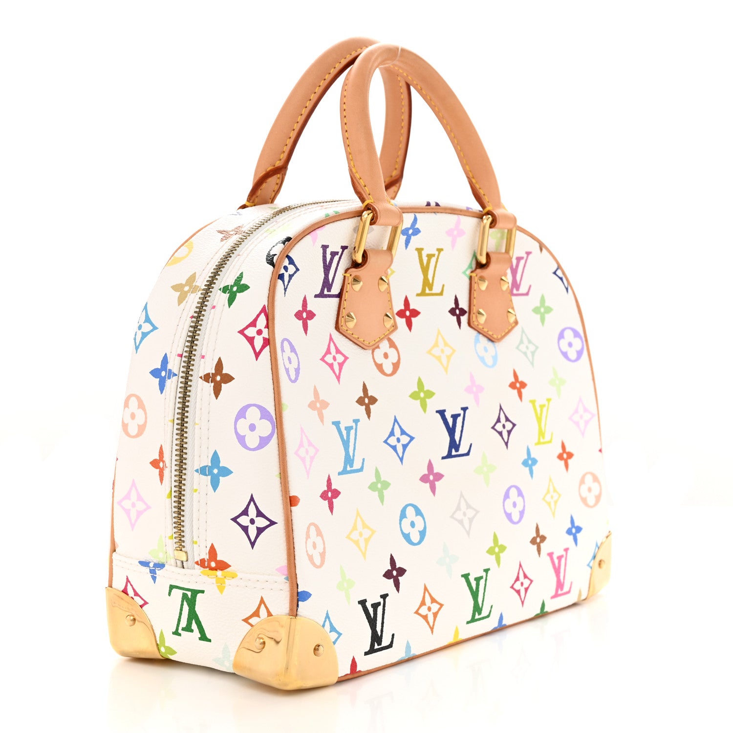 Louis Vuitton Monogram Multicolor Trouville White 3 of 9