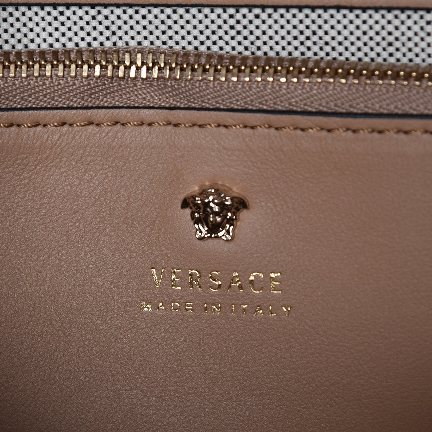 Calfskin Medium Palazzo Empire Bag Neutral