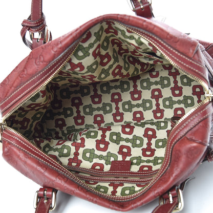 Gucci Guccissima 85th Anniversary Large Boston Rusty Red 5 of 20