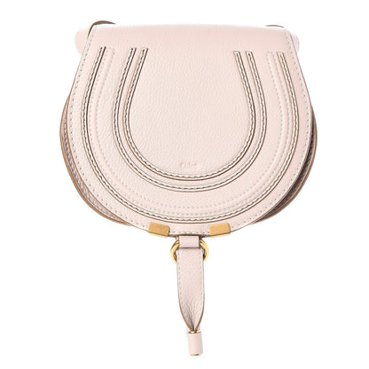 Chloe Calfskin Mini Marcie Round Crossbody Bag Abstract White 1 of 7