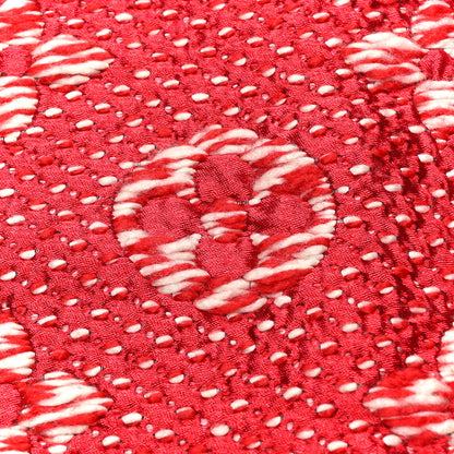 Louis Vuitton Wool Silk Logomania Mix Scarf Coquelicot 5 of 5