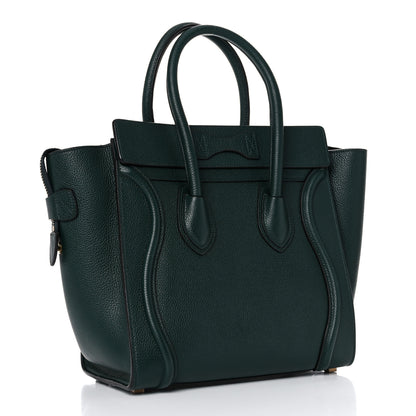Celine Drummed Calfskin Micro Luggage Amazone 3 of 11