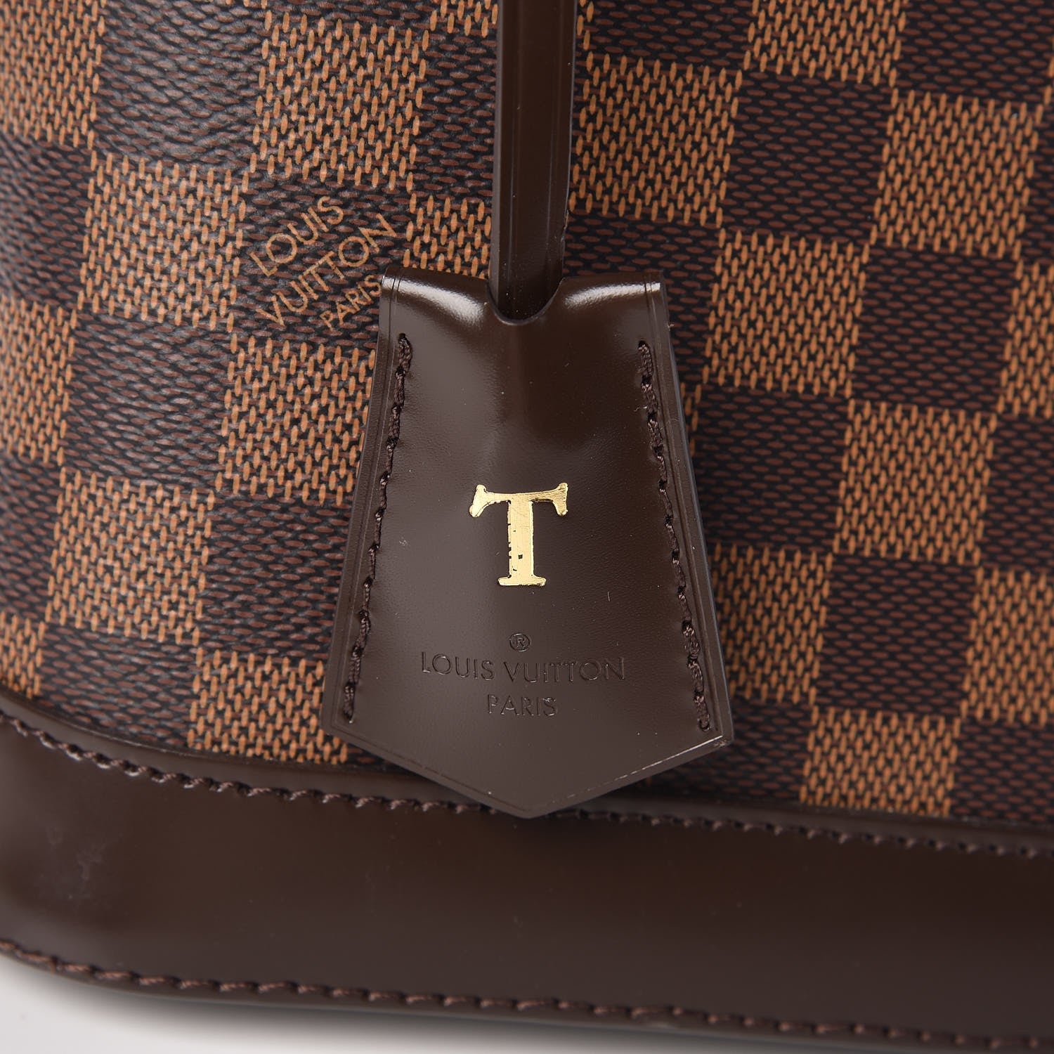 Louis Vuitton Damier Ebene Alma BB 8 of 9