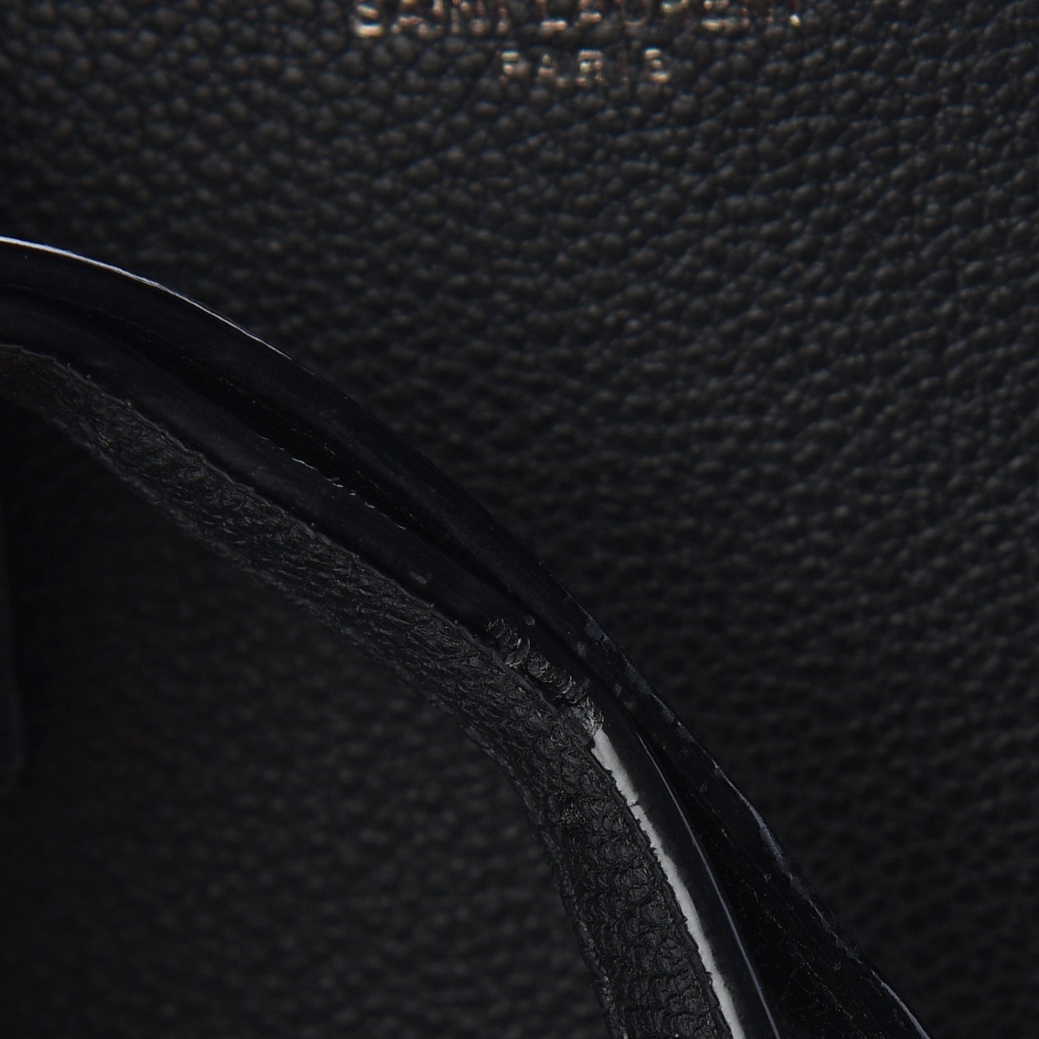 Saint Laurent Grained Calfskin Baby Sac De Jour Black 7 of 9