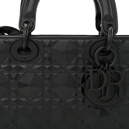 Christian Dior Calfskin Cannage Diamond Medium Lady D-Joy Black 8 of 10