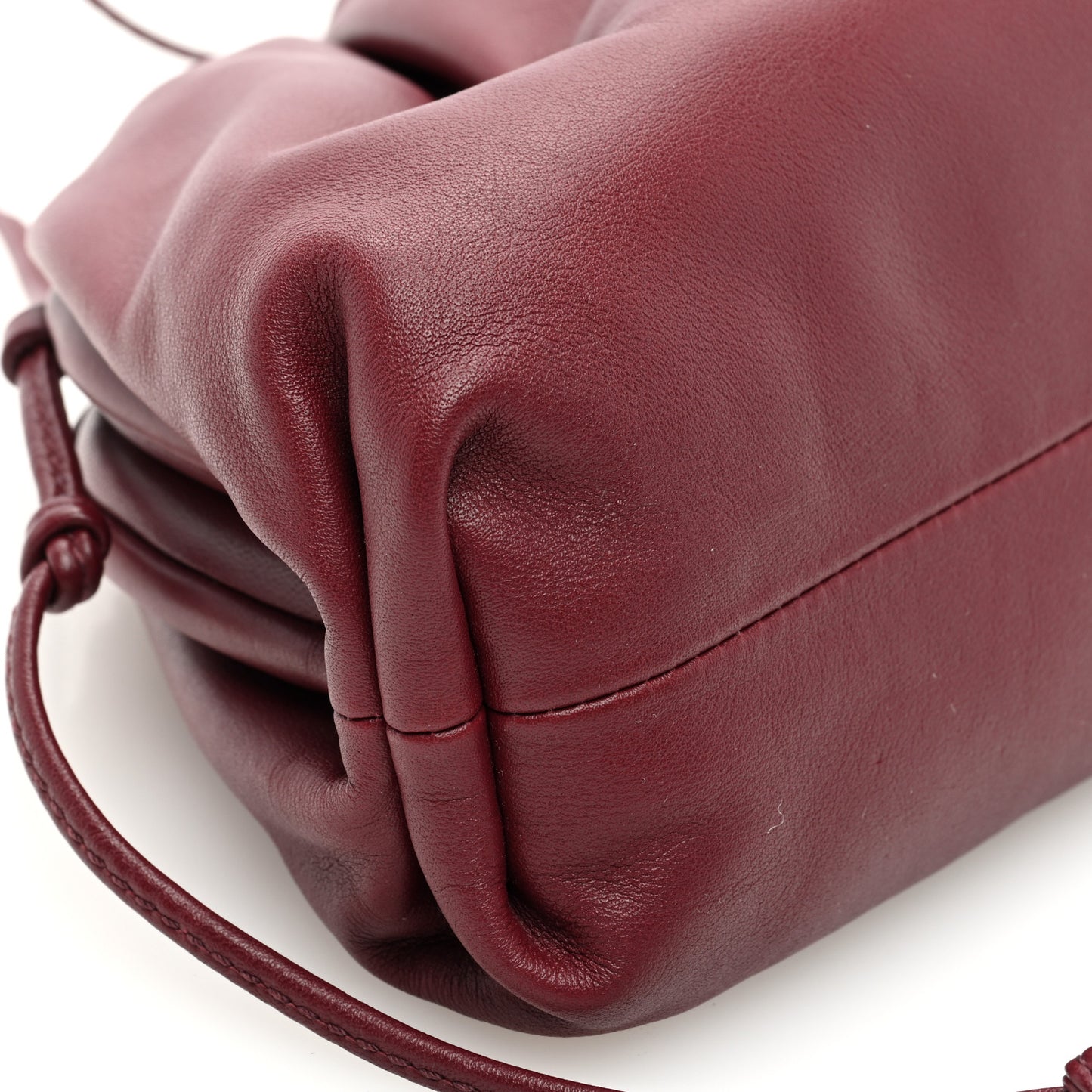 Butter Calfskin The Mini Pouch Bordeaux