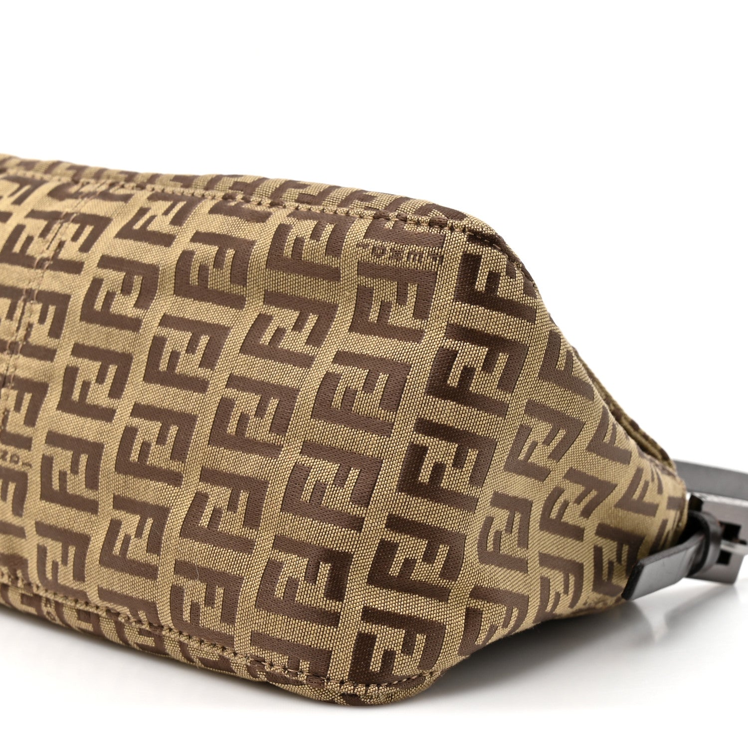 Fendi Zucchino Vitello Mini Mama Baguette Beige Toro Moro 10 of 10