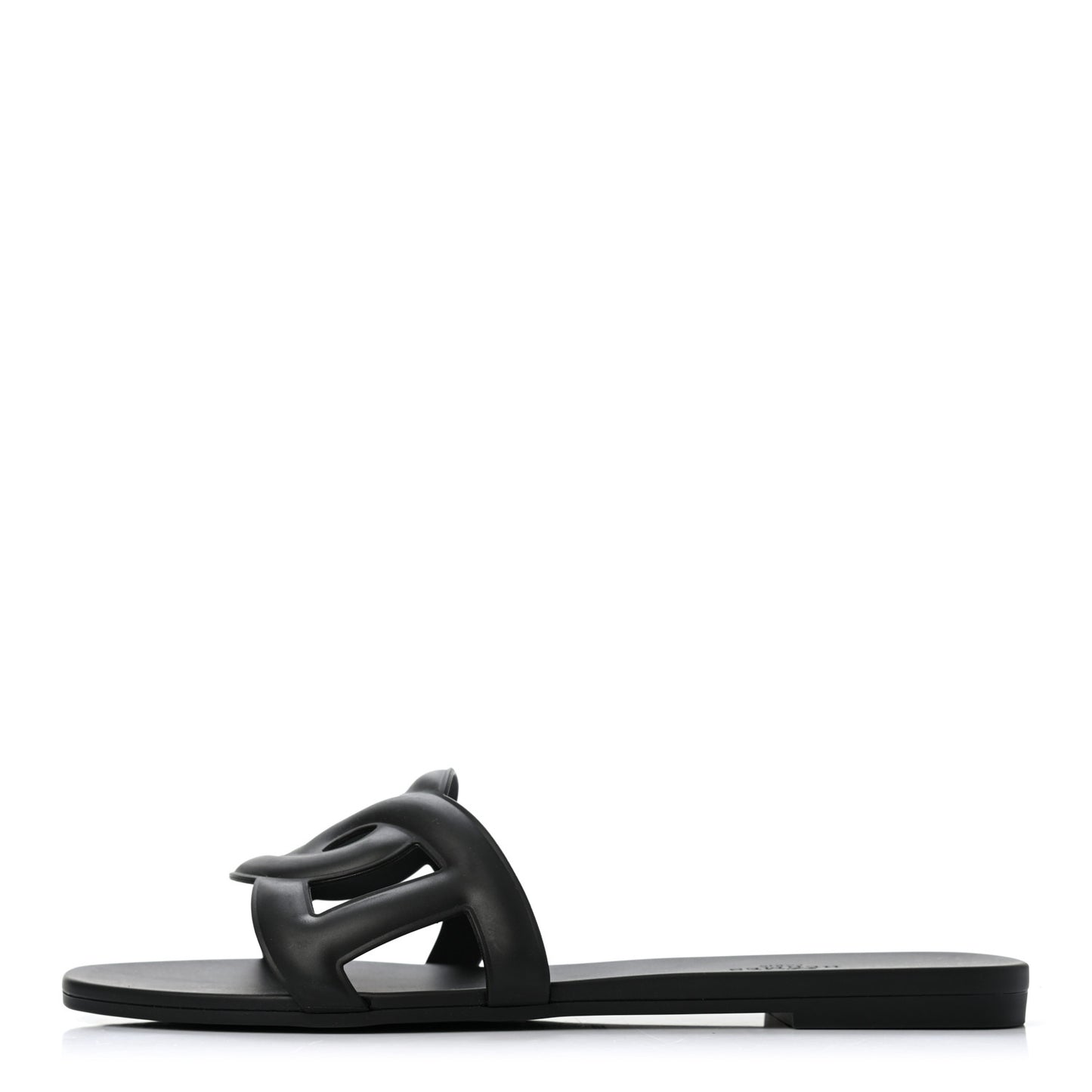 Rubber Aloha Sandals 40 Black