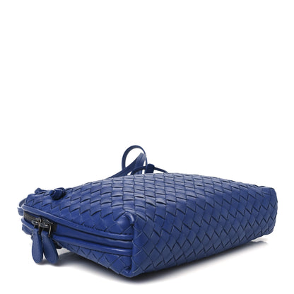 Bottega Veneta Nappa Intrecciato Nodini Crossbody Messenger Signal Blue 4 of 11
