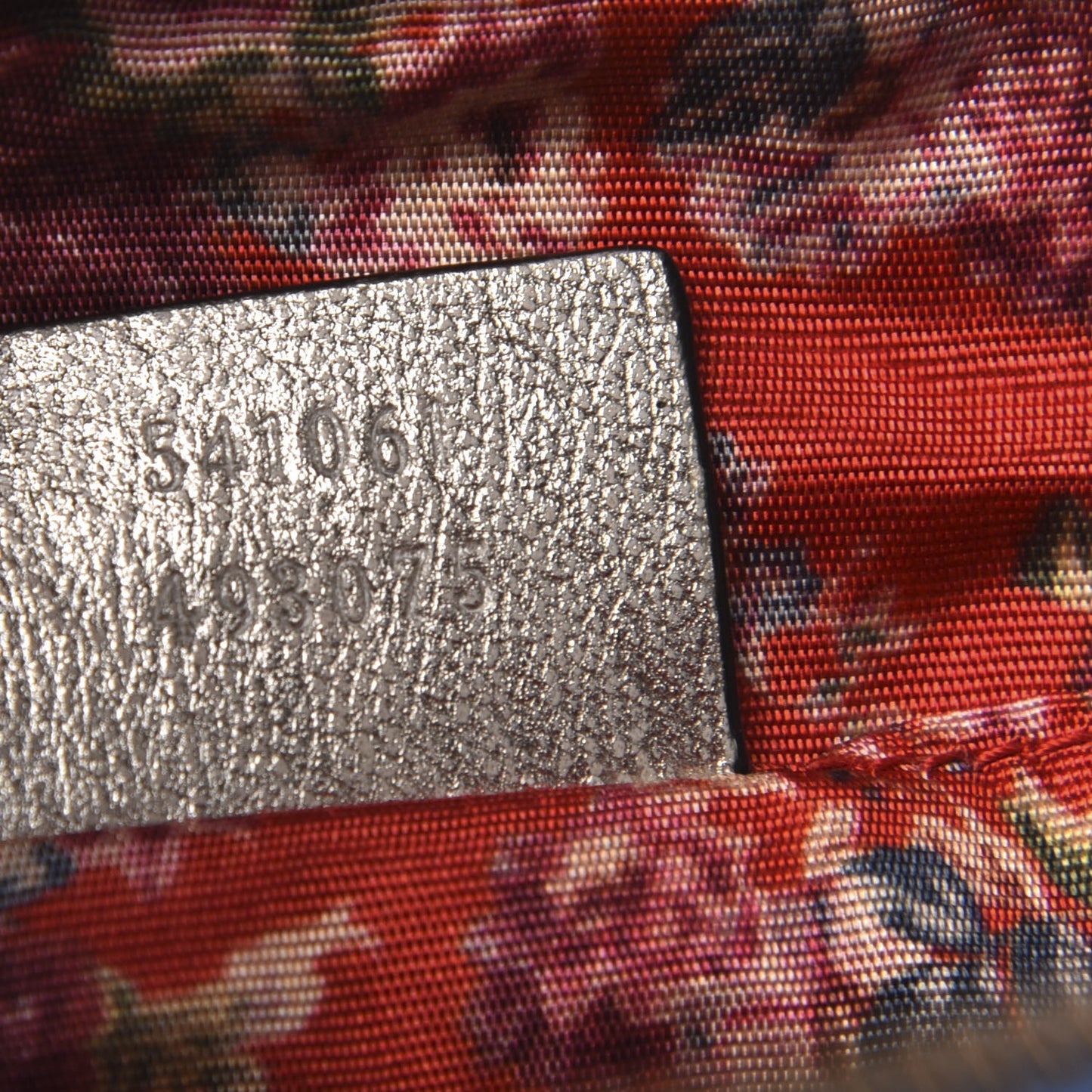 Laminated Nappa Trapuntata Small Zumi Shoulder Bag Rosso Marine Argento