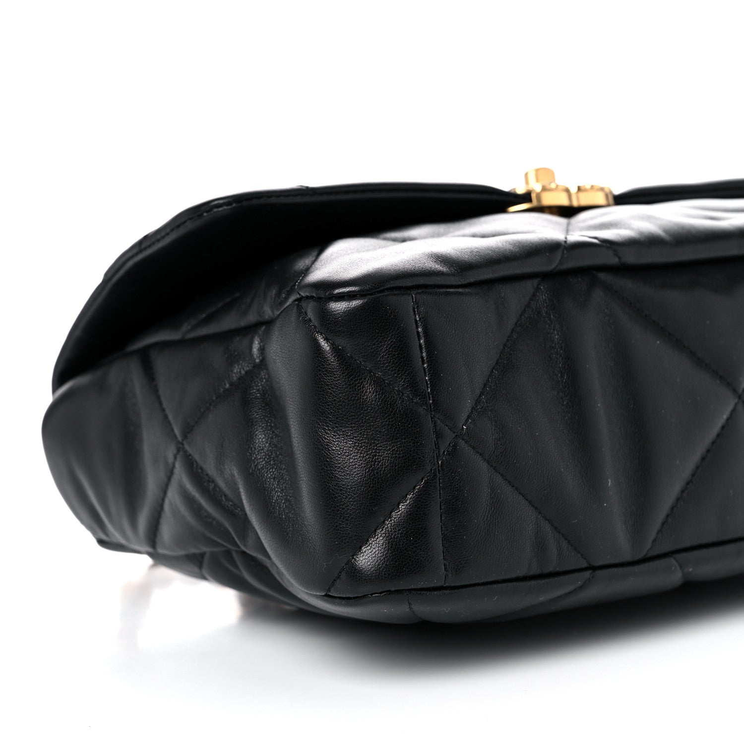 Chanel Lambskin Quilted Large Chanel 19 Flap Black 8 of 11