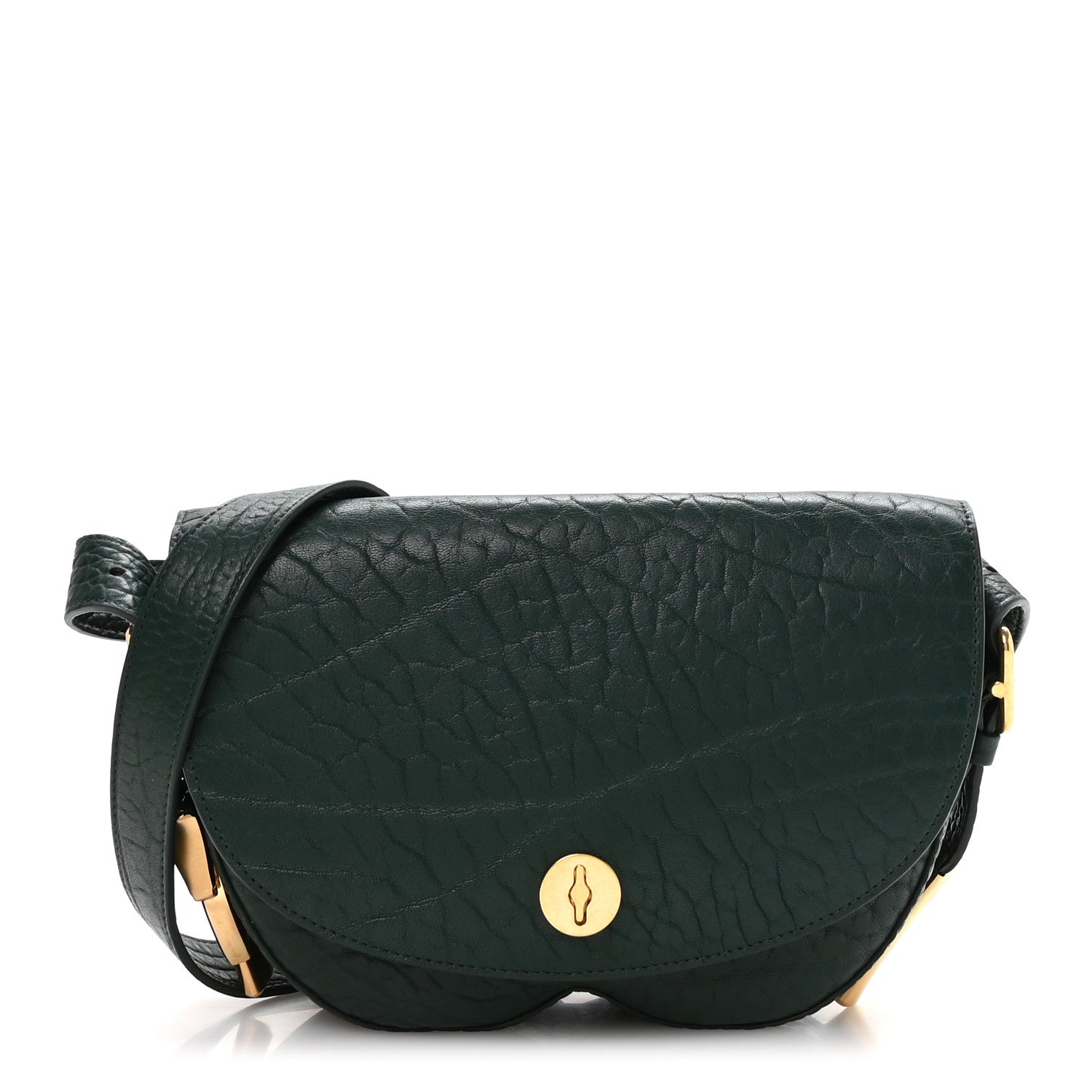 Burberry Grain Calfskin Small Chess Satchel Bag Vine 1 of 10