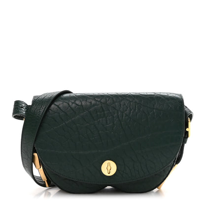 Burberry Grain Calfskin Small Chess Satchel Bag Vine 1 of 10