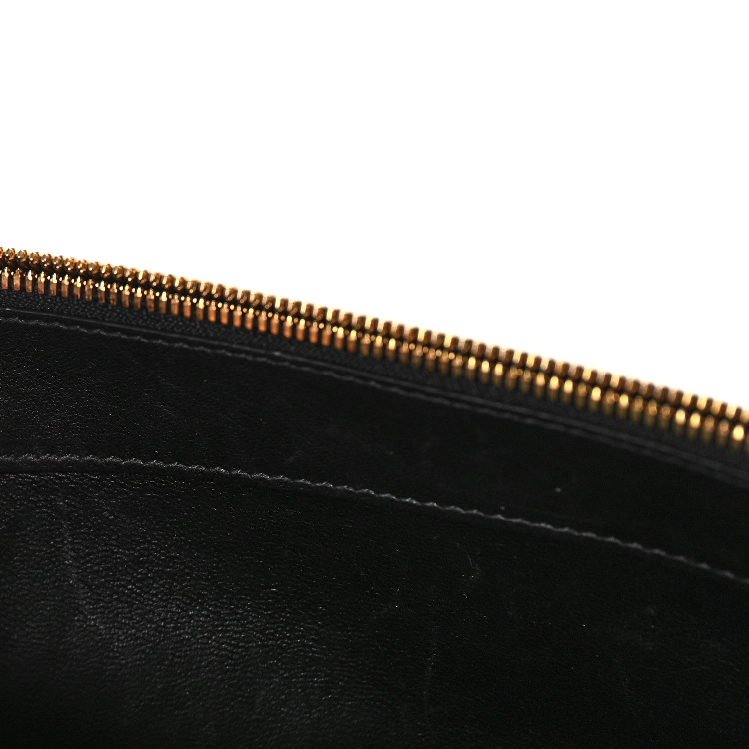 Balenciaga Shiny Goatskin Logo Embossed BB Wallet On Chain Black 11 of 11