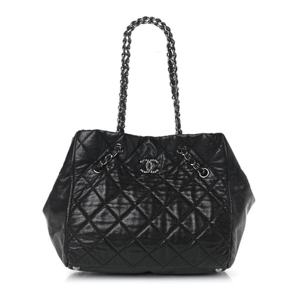 Chanel Soft Caviar Quilted Large Cells Tote Black 1 of 4