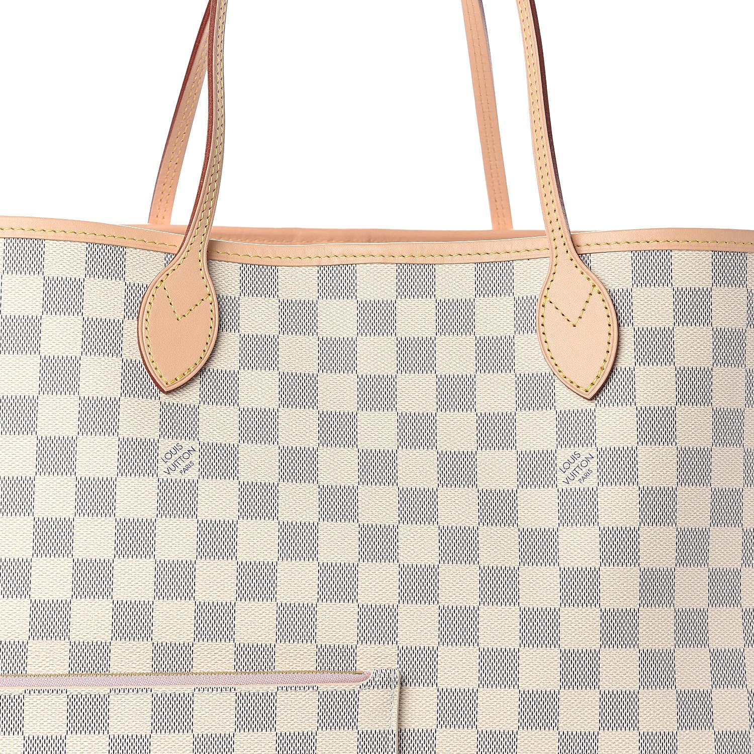 Louis Vuitton Damier Azur Neo Neverfull GM Rose Ballerine 8 of 10