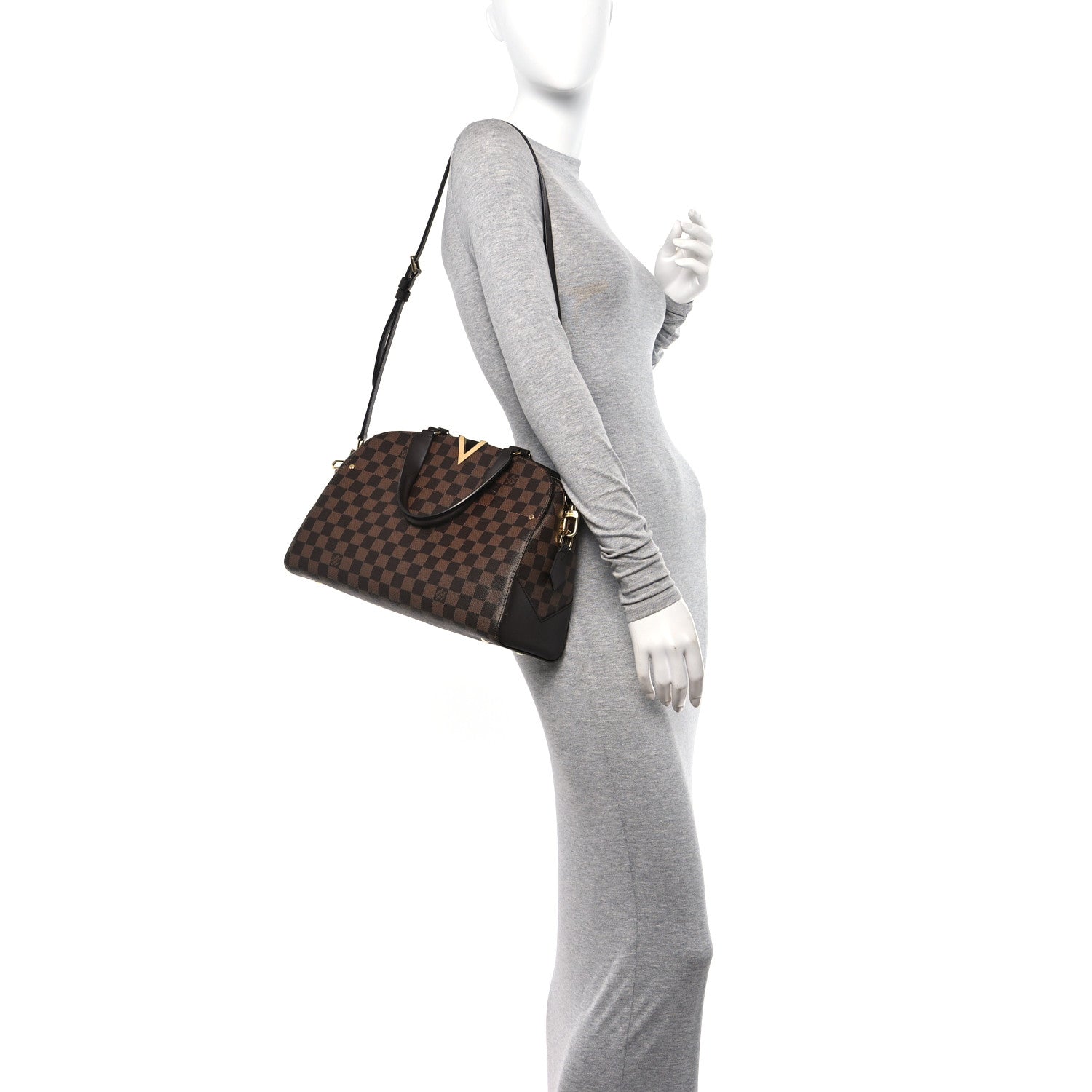 Louis Vuitton Damier Ebene Kensington Bowling Bag 2 of 10