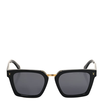 Louis Vuitton Acetate Metal Urban Square Sunglasses Z2090E Black 2 of 7
