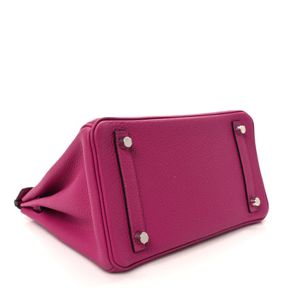 Hermes Togo Birkin 25 Rose Pourpre 4 of 8