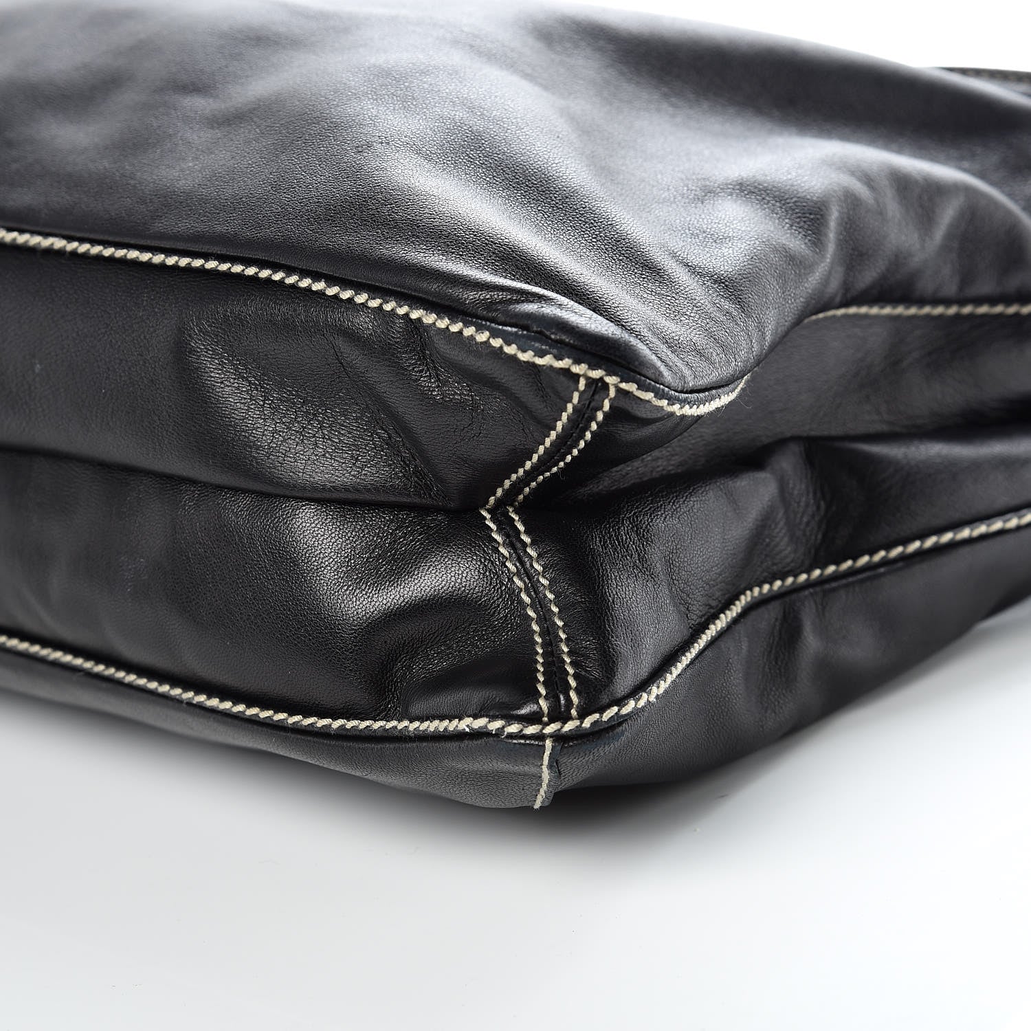Bottega Veneta Smooth Lambskin Braided Hobo Black 12 of 12