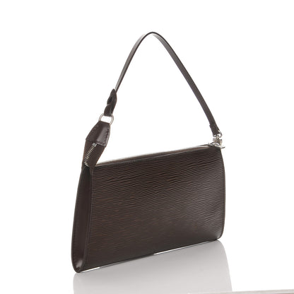 Louis Vuitton Epi Pochette Accessories 24 Moka 3 of 7