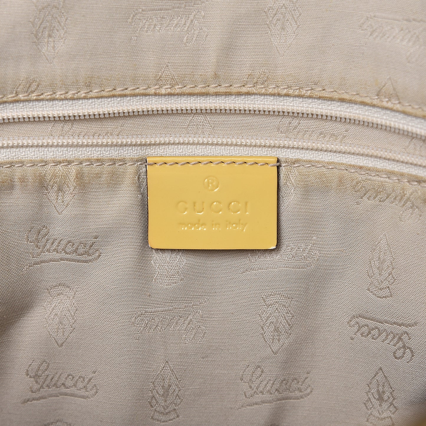 Monogram Web Medium Jolie Tote Yellow
