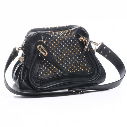 Chloe Leather Studded Medium Paraty Black 3 of 7