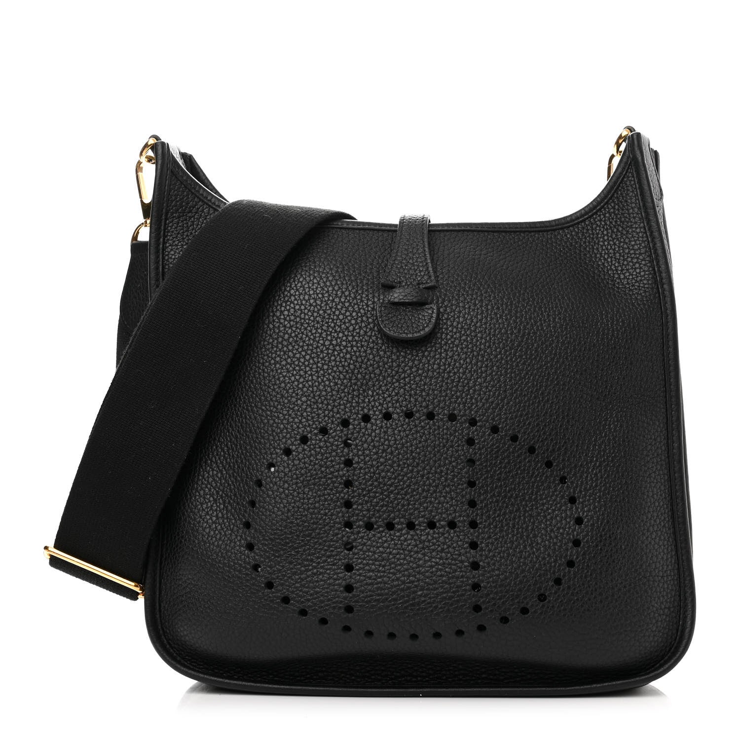 Hermes Taurillon Clemence Evelyne III PM Black 1 of 11