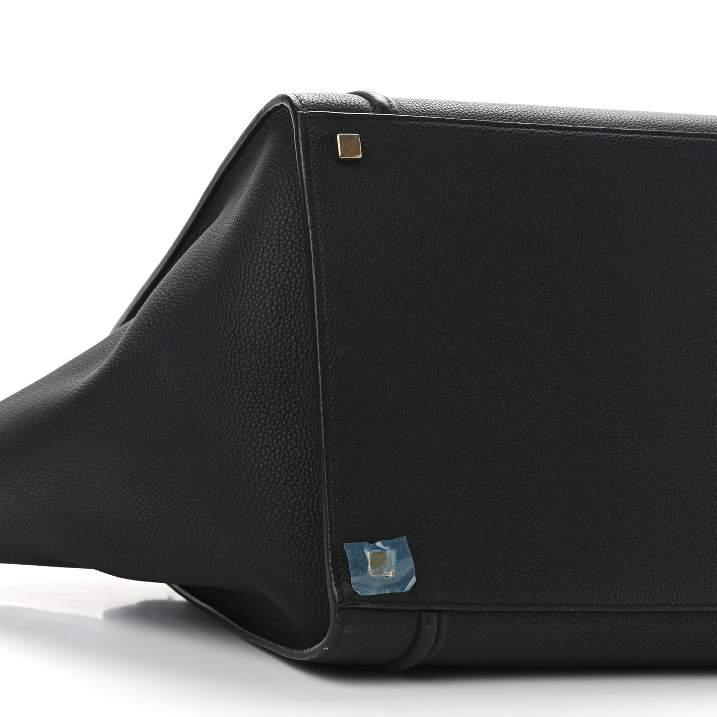 Grained Calfskin Medium Phantom Luggage Black