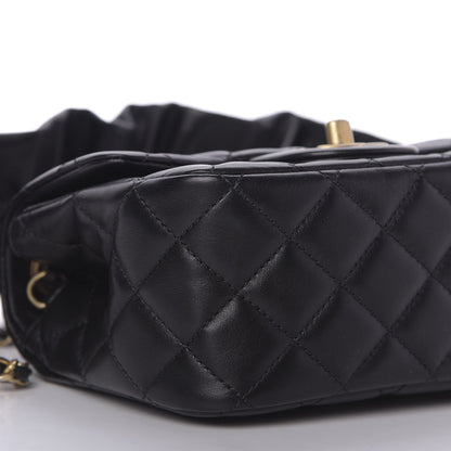 Chanel Lambskin Quilted Mini Romance Square Flap Black 6 of 10