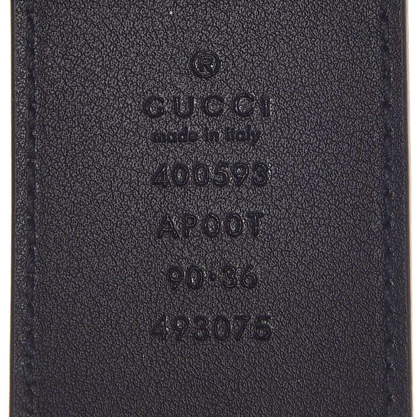 Calfskin Double G 40mm Belt 90 36 Black