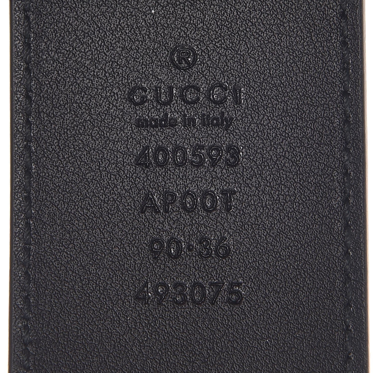 Gucci Calfskin Double G 40mm Belt 90 36 Black 4 of 10