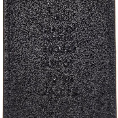 Gucci Calfskin Double G 40mm Belt 90 36 Black 4 of 10