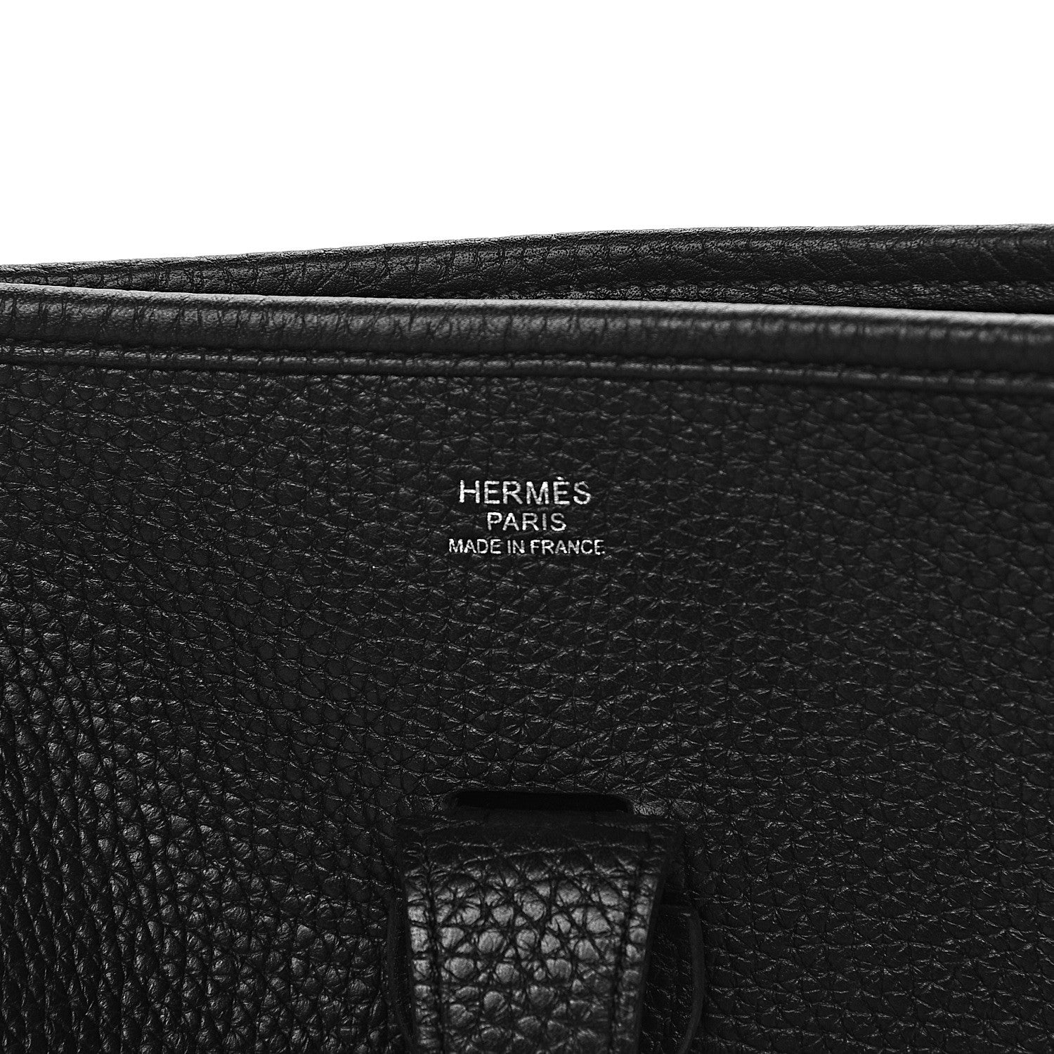 Hermes Taurillon Clemence Evelyne III GM Black 6 of 10