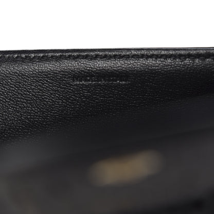 Celine Snakeskin Medium Chain Maillon Triomphe Black 8 of 9