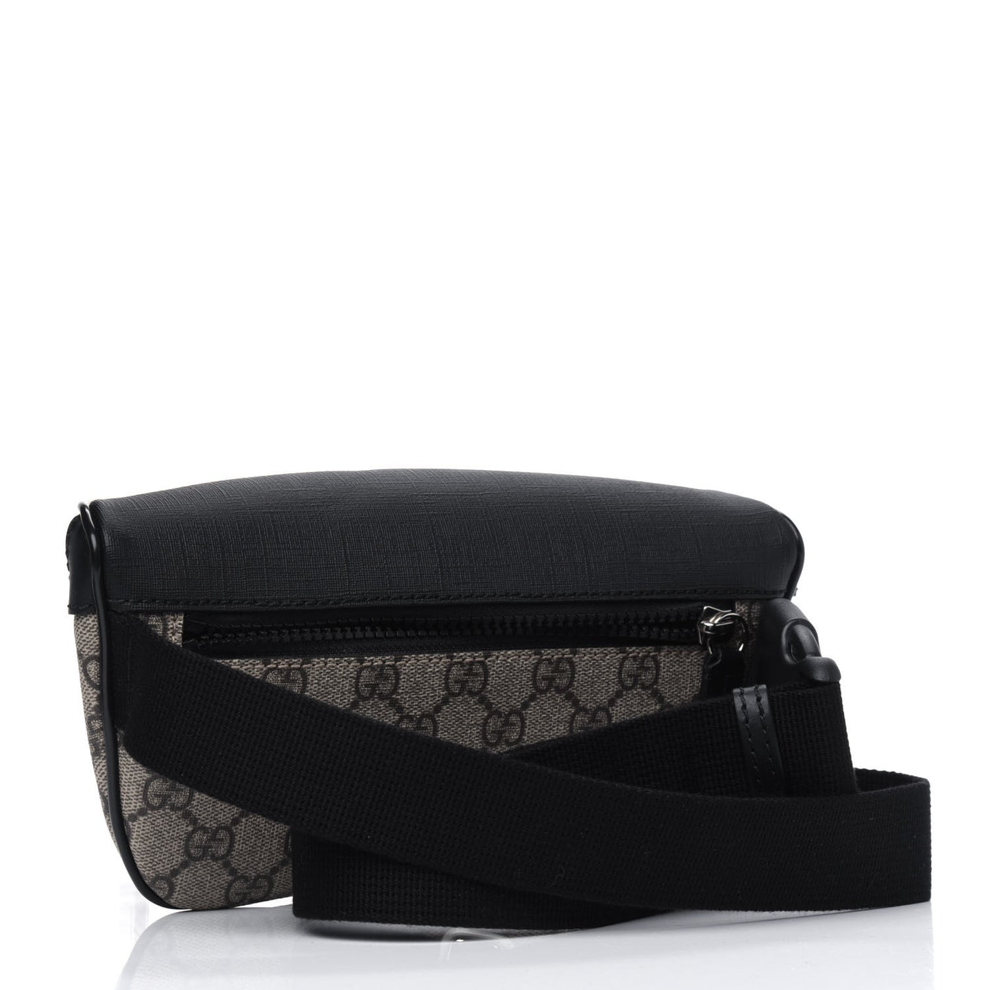 GG Supreme Monogram Belt Bag Black