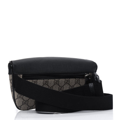 Gucci GG Supreme Monogram Belt Bag Black 2 of 4