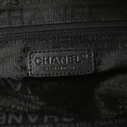 Chanel Caviar Square Stitched Bowler Grey 6 of 11