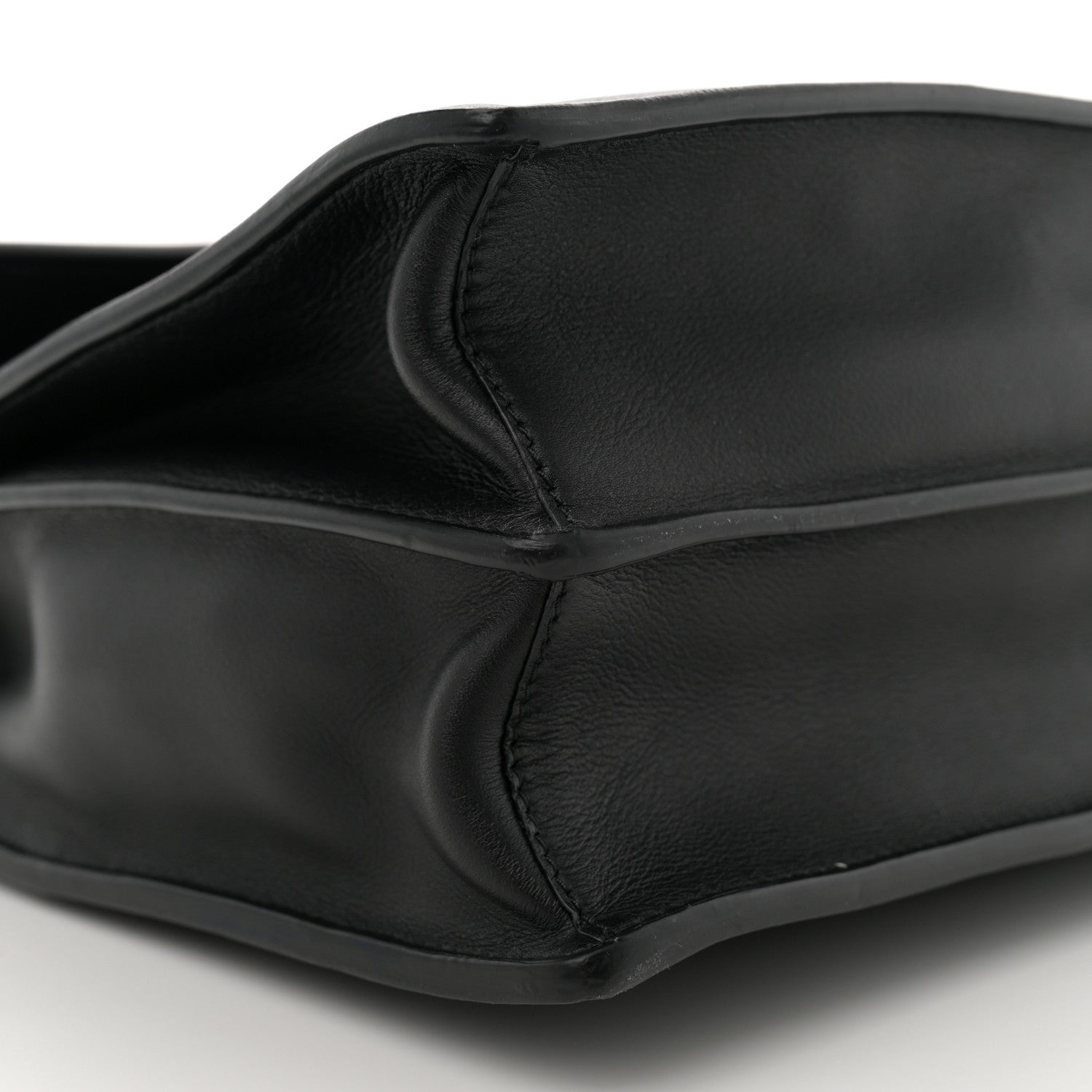 Prada Calfskin Medium Soft Sound Shoulder Bag Black 9 of 12