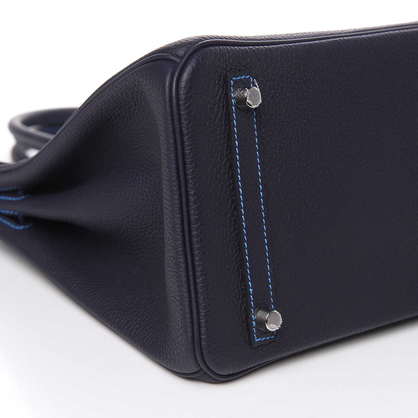 Togo Horseshoe Birkin 30 Bleu Nuit Bleu Hydra
