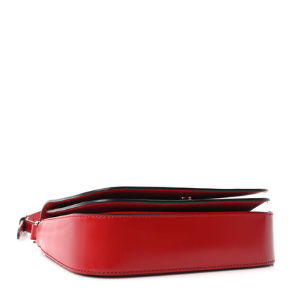 Prada Spazzolato Shoulder Bag Scarlatto 3 of 9