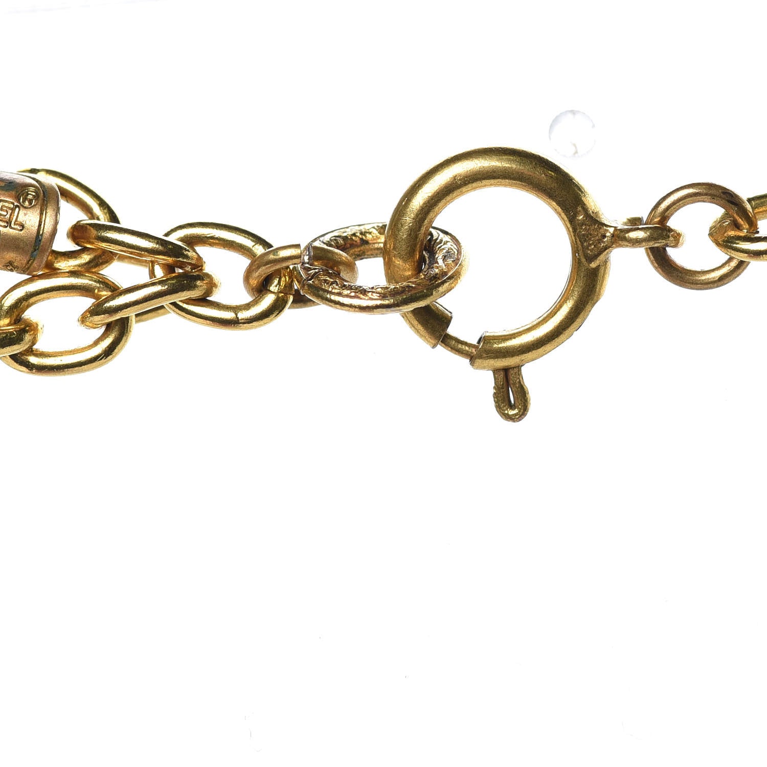 Chanel CC Medallion Short Necklace Gold 6 of 6
