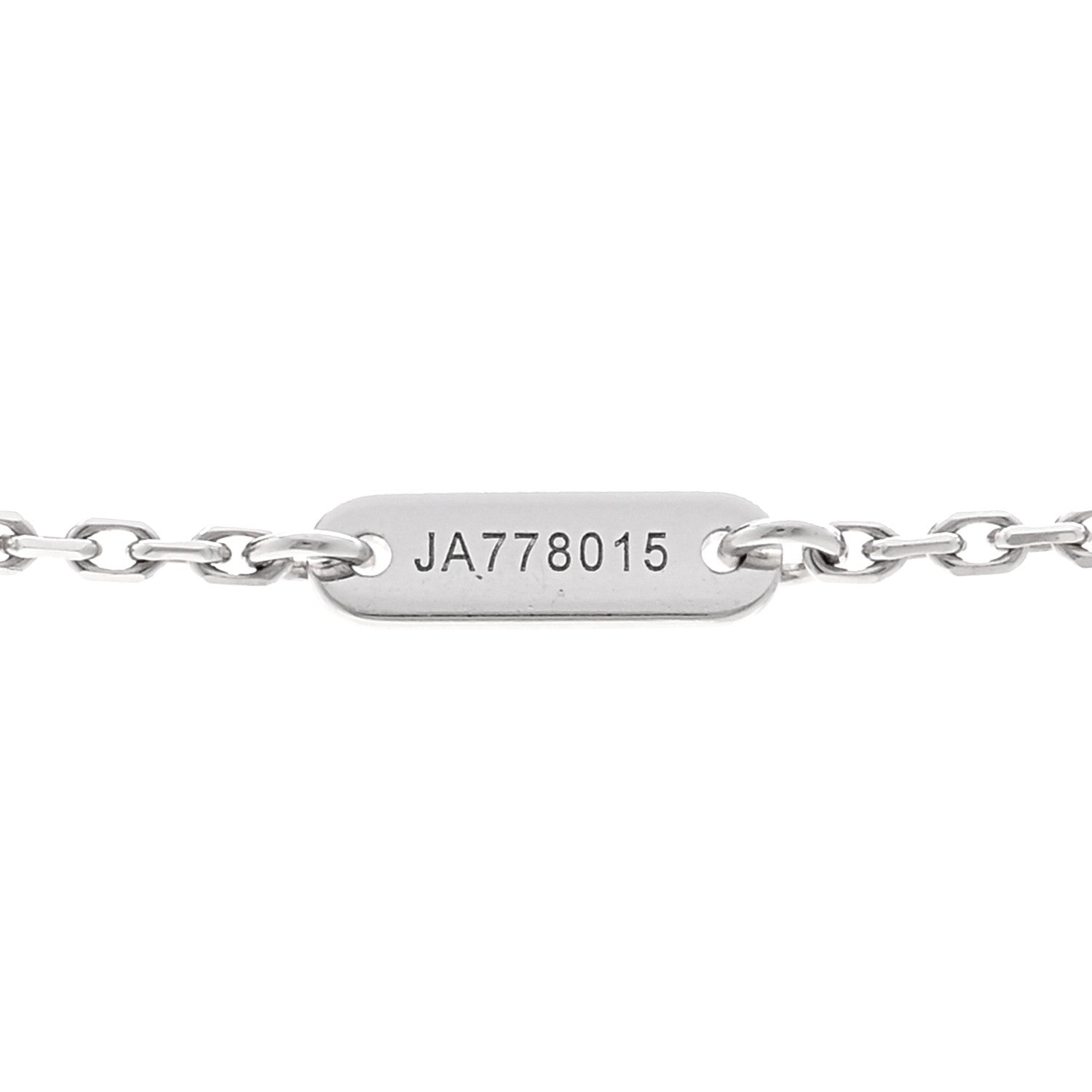 Van Cleef & Arpels VAN CLEEF & ARPELS 18K White Gold Diamond Sweet Alhambra Pendant Necklace 5 of 6