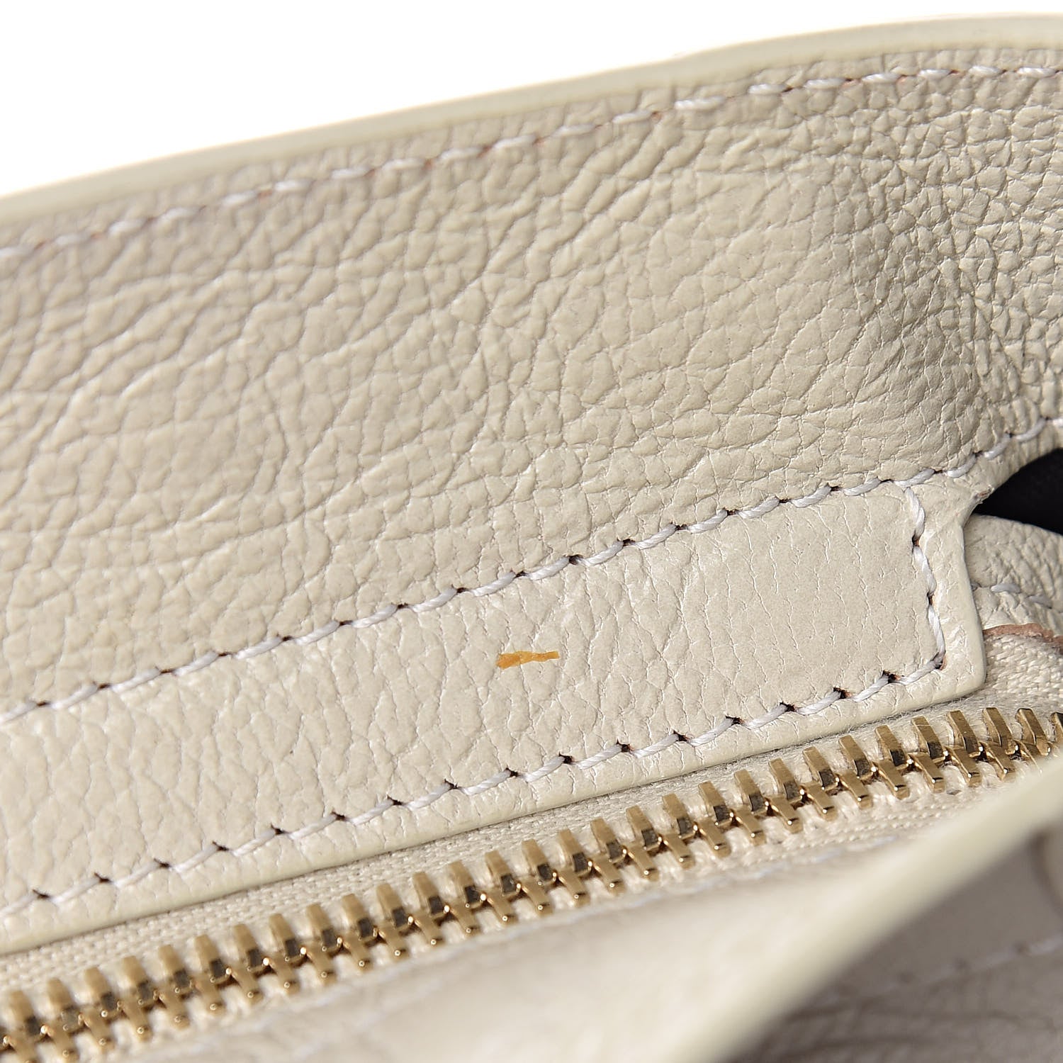 Balenciaga Chevre Gold Metallic Edge Hardware City Cream 8 of 11