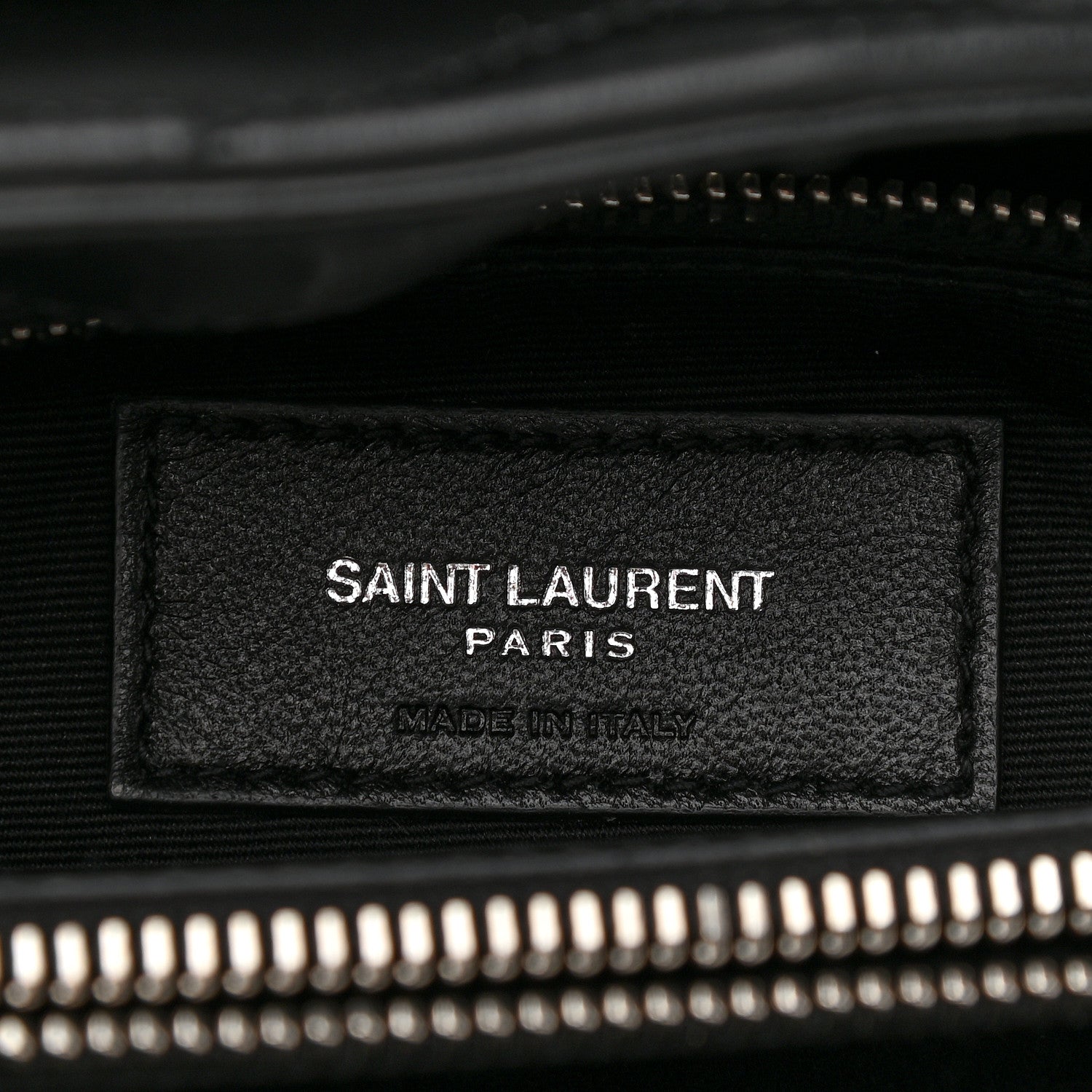 Saint Laurent Calfskin Y Quilted Monogram Medium Loulou Chain Satchel Black 6 of 13