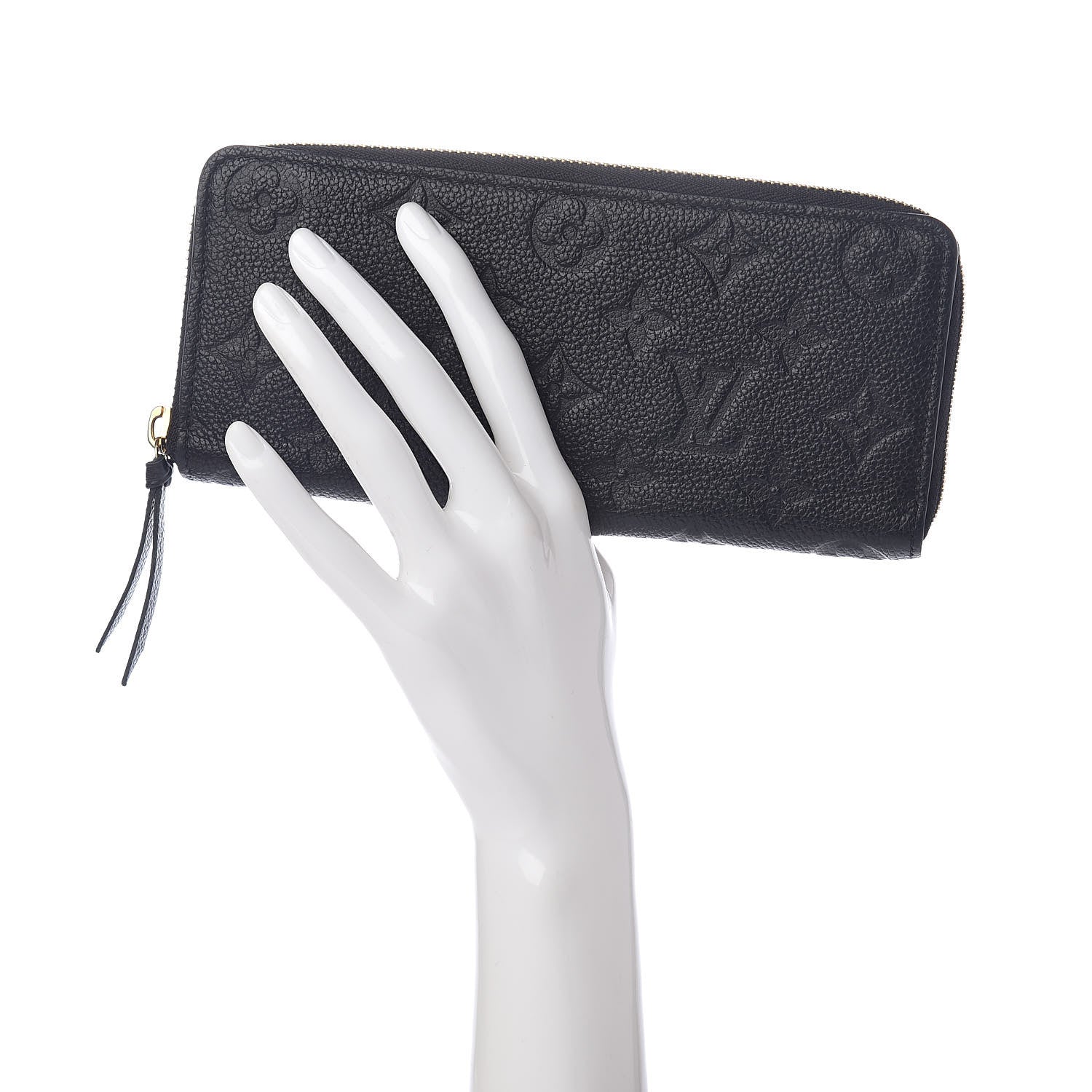 Louis Vuitton Empreinte Clemence Wallet Black 2 of 6